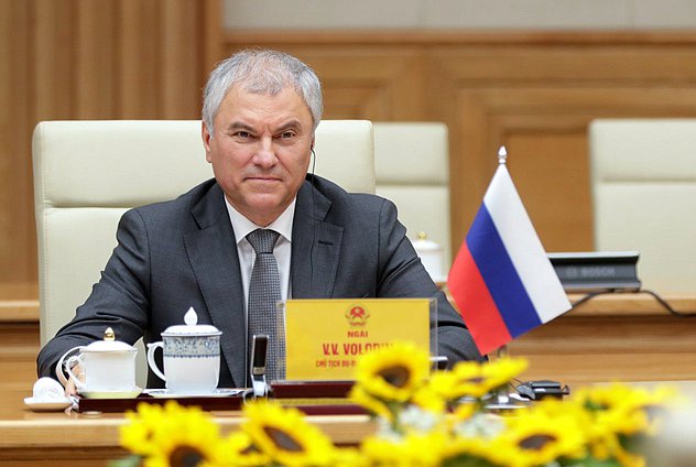 Chairman of the State Duma Vyacheslav Volodin