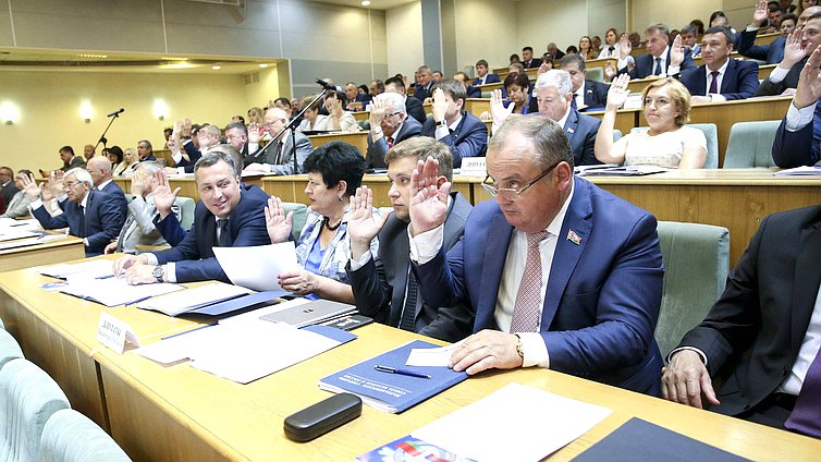 Заседание 54-й сессии Парламентского Собрания Союза Беларуси и России