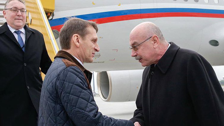 Рабочий визит Председателя Государственной Думы 
Федерального Собрания Российской Федерации С.Е.Нарышкина 
в Австрийскую Республику. Прилёт в Вену.
