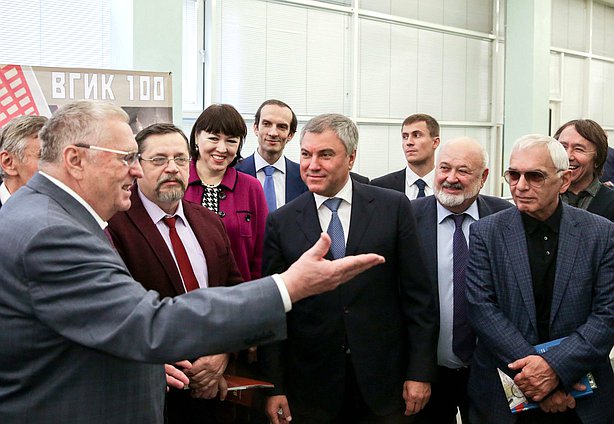 Председатель Государственной Думы Вячеслав Володин и руководитель фракции ЛДПР Владимир Жириновский