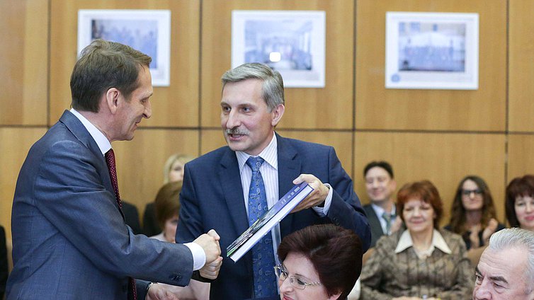Встреча Председателя Государственной Думы  

Федерального Собрания Российской Федерации С.Е. Нарышкина  

с педагогами Ленинградской области.  
