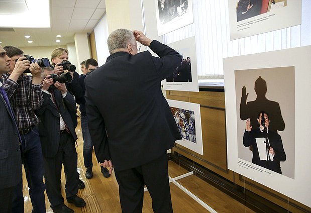 Открытие фотовыставки, посвященной 25-летию Государственной Думы