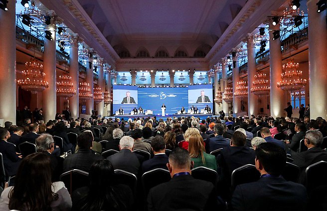 Plenary session of the International Parliamentary Conference "Russia - Latin America: Cooperation for a just world for all"