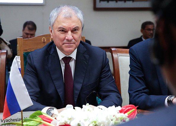 Chairman of the State Duma Vyacheslav Volodin