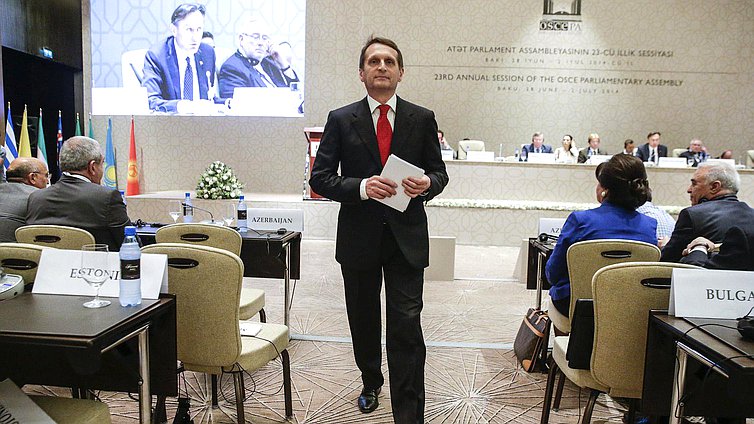   Рабочий визит Председателя Государственной Думы Сергея Нарышкина в Азербайджанскую Республику.