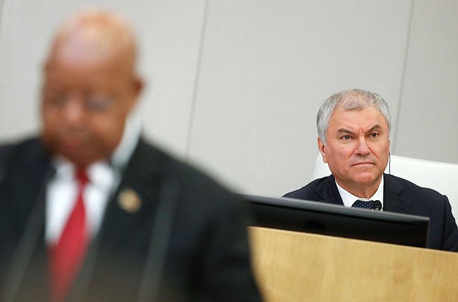 Председатель Государственной Думы Вячеслав Володин