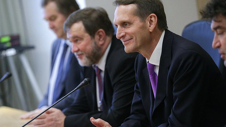 Рабочий визит Председателя Государственной Думы 
Федерального Собрания Российской Федерации С.Е.Нарышкина в Румынию. 
Встреча с заместителем Председателя Народной скупщины Республики Сербии Игорем Бечичем.