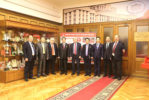 Meeting of the First Deputy Chairman of the State Duma Ivan Melnikov with the Ambassador of the Democratic People’s Republic of Korea to the Russian Federation Kim Hyung Jun