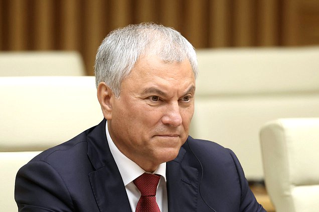 Chairman of the State Duma Vyacheslav Volodin