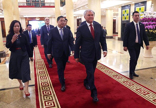 Meeting of Chairman of the State Duma Vyacheslav Volodin and General Secretary of the Communist Party of Vietnam Central Committee Tô Lâm