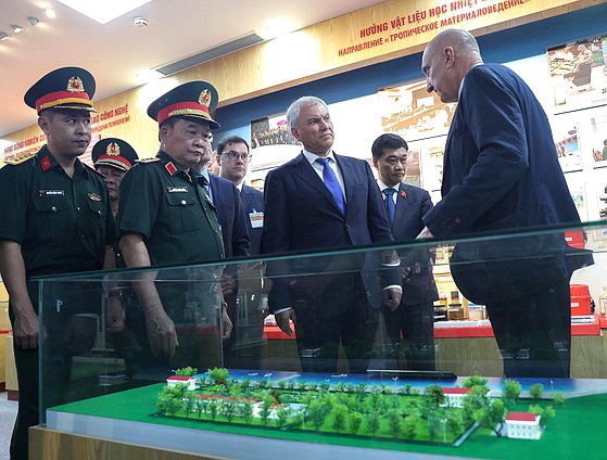 Chairman of the State Duma Vyacheslav Volodin at Russia-Vietnam Tropical Science and Technology Research Center