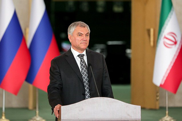 Chairman of the State Duma Vyacheslav Volodin