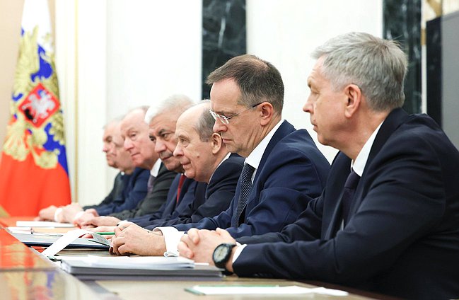 Совещание с постоянными членами Совета безопасности. Фото: Kremlin.ru