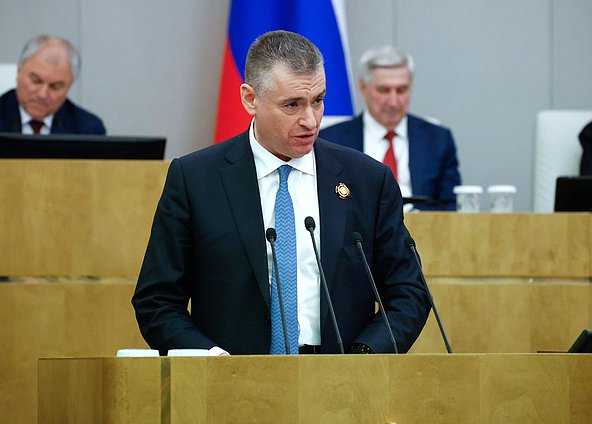 Руководитель фракции ЛДПР Леонид Слуцкий