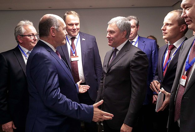 Chairman of the State Duma Viacheslav Volodin and President of the Austrian National Council Wolfgang Sobotka