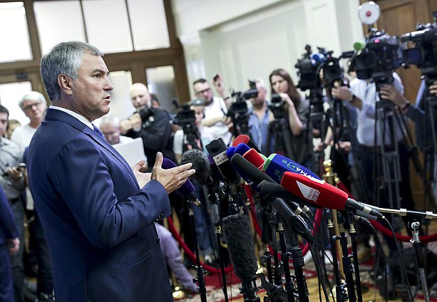 Chairman of the State Duma Viacheslav Volodin