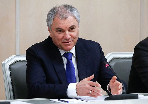 Chairman of the State Duma Vyacheslav Volodin