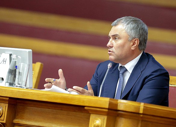 Председатель Государственной Думы Вячеслав Володин