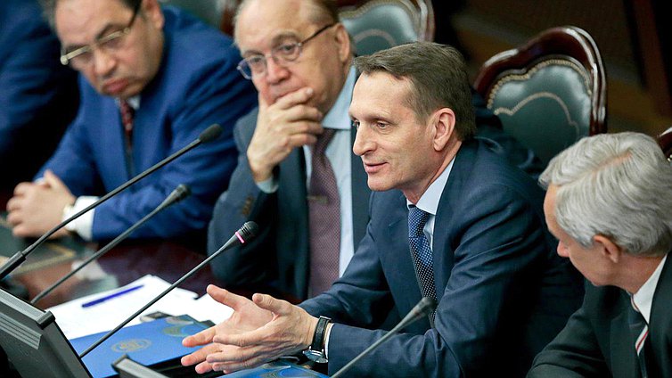 Участие Председателя Государственной Думы 
Федерального Собрания Российской Федерации С.Е.Нарышкина 
в заседании Совета Евразийской ассоциации университетов.
