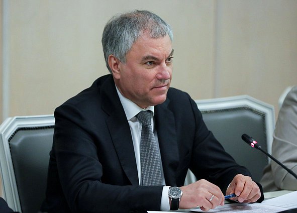 Chairman of the State Duma Vyacheslav Volodin