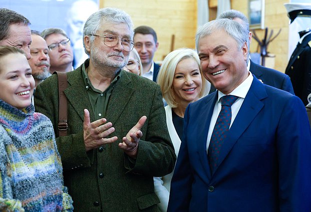 Писатель Юрий Поляков и Председатель Государственной Думы Вячеслав Володин