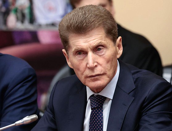 Кандидат на должность заместителя Председателя Правительства РФ – Полномочного представителя Президента РФ в ДФО Олег Кожемяко
