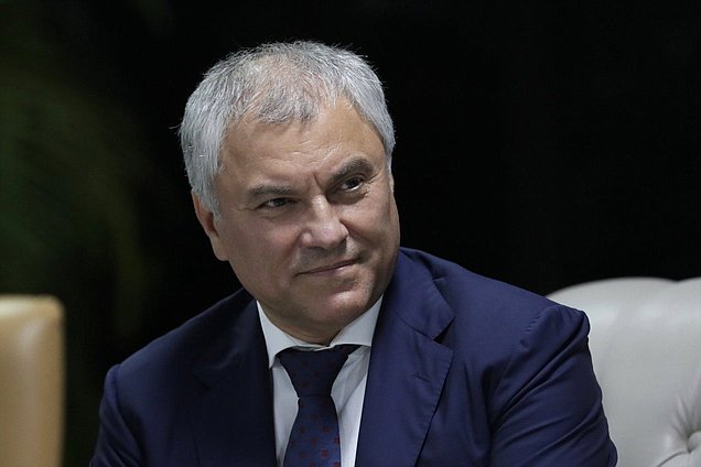 Chairman of the State Duma Vyacheslav Volodin