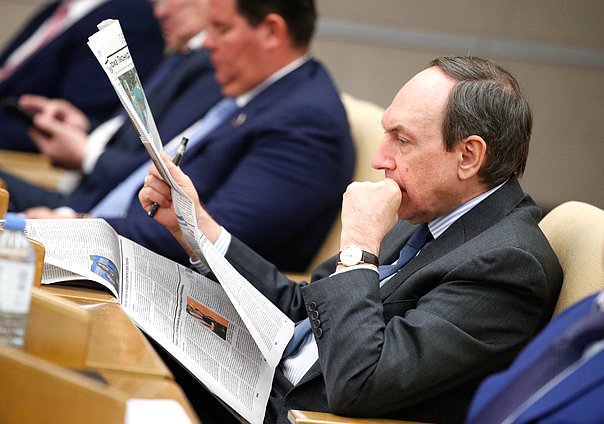 Первый заместитель Председателя по международным делам Вячеслав Никонов