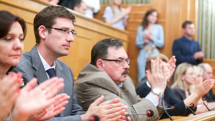 Представление нового главы Счетной палаты РФ Алексея Кудрина коллективу Счетной палаты РФ