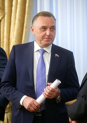 Встреча Председателя Государственной Думы Вячеслава Володина с Председателем Палаты советников Парламента Японии Тюити Датэ