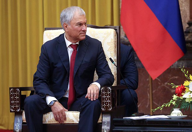 Chairman of the State Duma Vyacheslav Volodin