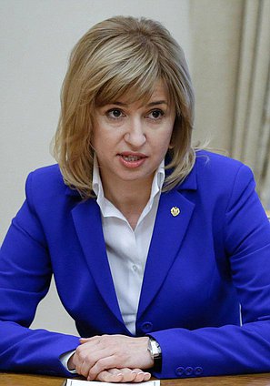 Встреча Председателем Государственной Думы Федерального Собрания Российской Федерации Сергея Нарышкина с Председателем Партии социалистов Республики Молдова Игорем Додоном и независимым кандидатом на выборах главы Автономного Территориального Образования Гагаузии Ириной Влах.