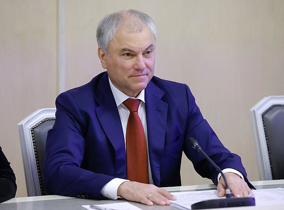 Председатель Государственной Думы Вячеслав Володин