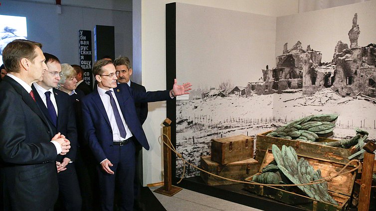  Участие Председателя Государственной Думы 
Федерального Собрания Российской Федерации С.Е.Нарышкина
в открытии выставки «Советский Нюрнберг».
