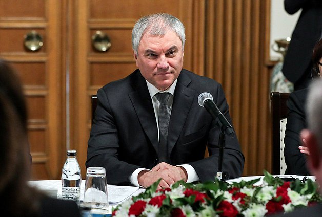 Chairman of the State Duma Vyacheslav Volodin