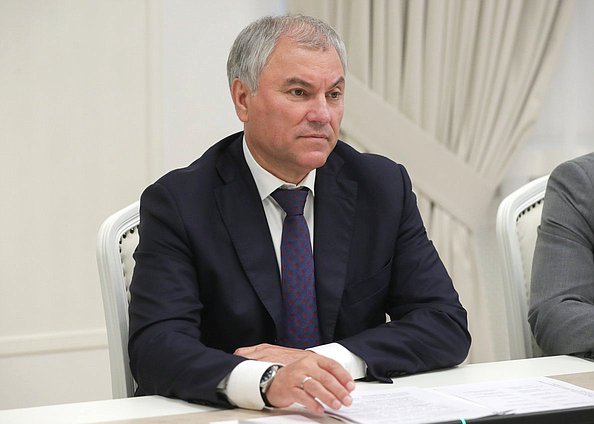 Chairman of the State Duma Vyacheslav Volodin