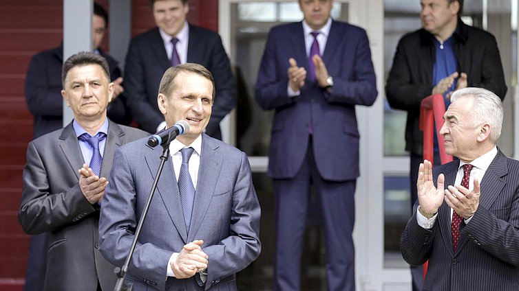 Церемонии открытия Физкультурно-оздоровительного комплекса. 
