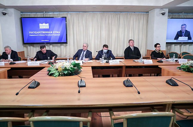 Совещание Председателя Государственной Думы Вячеслава Володина с Министром энергетики РФ Александром Новаком по вопросам о горюче-смазочных материалах, ситуации на нефтяном рынке и другим вопросам энергетики (в режиме видеоконференции)