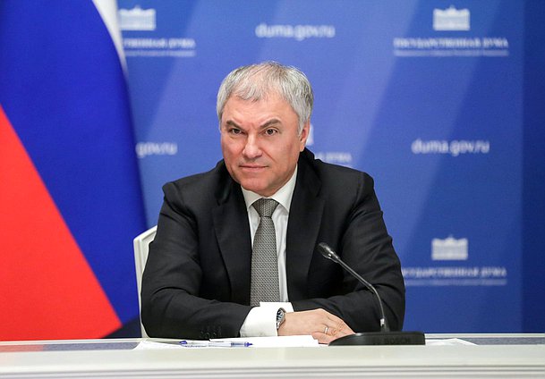 Chairman of the State Duma Vyacheslav Volodin