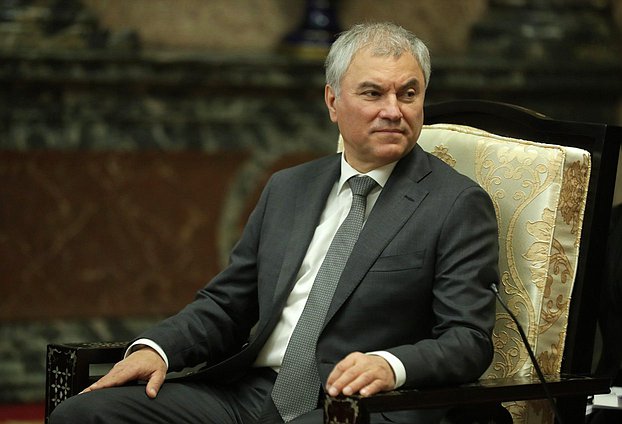 Chairman of the State Duma Vyacheslav Volodin