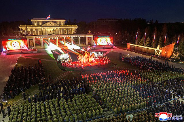 Opening ceremony of the Memorial Complex and Museum of the Military Deeds of Heroes of Foreign Military Operation. Photo credit: KCNA