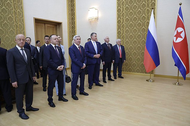 Meeting of Chairman of the State Duma Vyacheslav Volodin and Chairman of the Standing Committee of the Supreme People's Assembly of the Democratic People's Republic of Korea Choe Ryong-hae