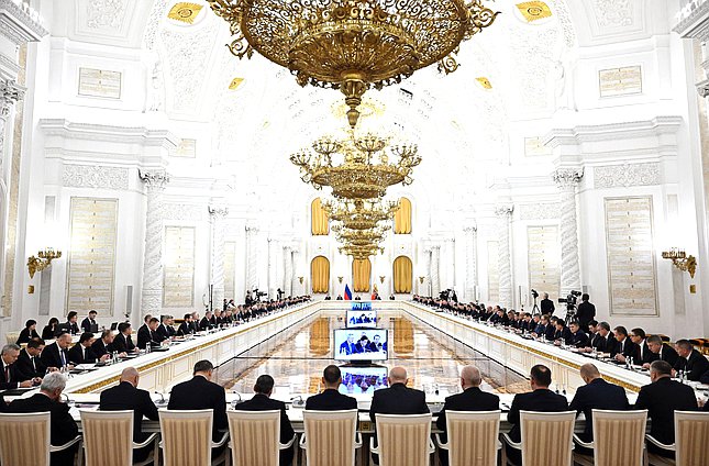 Заседание Государственного Совета РФ на тему "О подготовке кадров для экономики РФ". Фото: пресс-служба Президента РФ