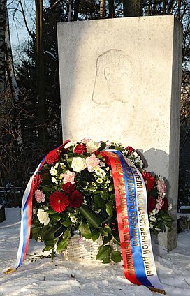 Могила Бориса Пастернака.