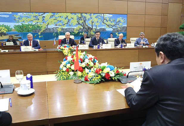 Meeting of Chairman of the State Duma Vyacheslav Volodin and Chairman of the National Assembly of the Socialist Republic of Vietnam Trần Thanh Mẫn