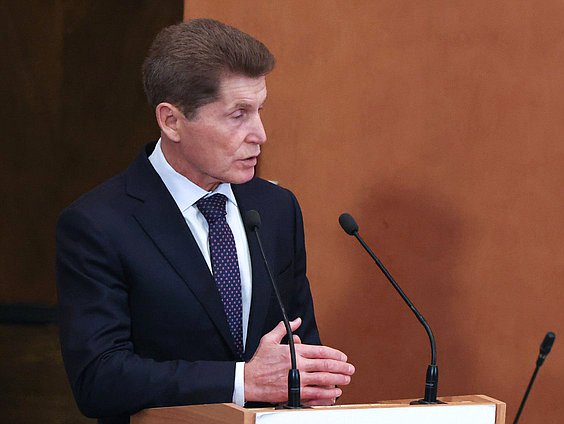 Кандидат на должность заместителя Председателя Правительства РФ – Полномочного представителя Президента РФ в ДФО Олег Кожемяко