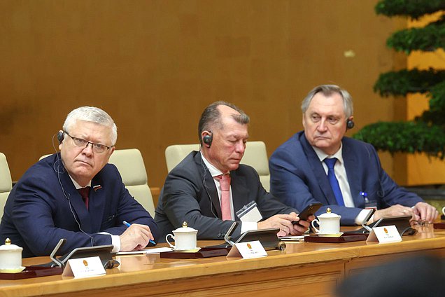 Chairman of the Committee on Security and Corruption Control Vasily Piskarev, Chairman of the Committee on Economic Policy Maxim Topilin and Chairman of the Committee on Energy Nikolay Shulginov