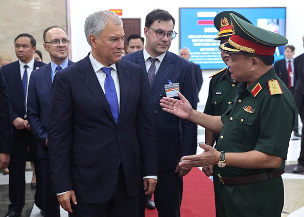 Chairman of the State Duma Vyacheslav Volodin at Russia-Vietnam Tropical Science and Technology Research Center