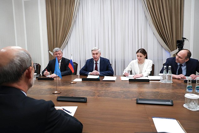 First Deputy Chairman of the State Duma Ivan Melnikov met with the delegation of the Latin American and Caribbean Parliament (PARLATINO) headed by its President Rolando Miguel González Patricio