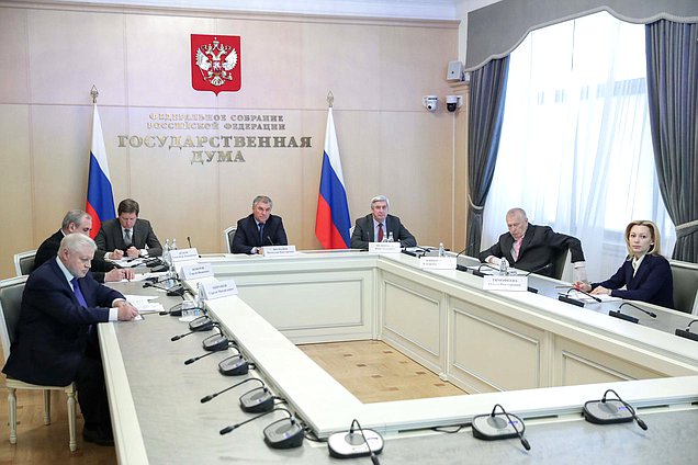 Совещание Председателя Государственной Думы Вячеслава Володина с Министром энергетики РФ Александром Новаком по вопросам о горюче-смазочных материалах, ситуации на нефтяном рынке и другим вопросам энергетики (в режиме видеоконференции)
